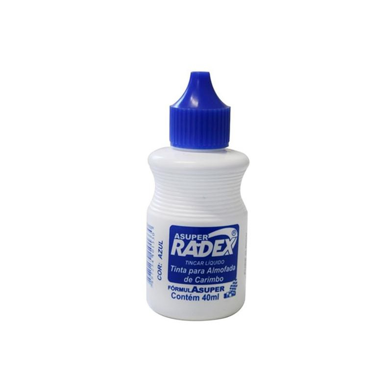 TINTA CARIMBO RADEX 40ML AZ 185