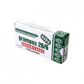 GRAMPO 26/6 GALVANIZADO 1324 (CX C/5000 UN)