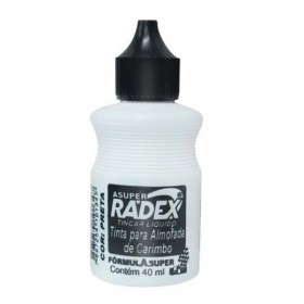 TINTA CARIMBO RADEX 40ML PT 186