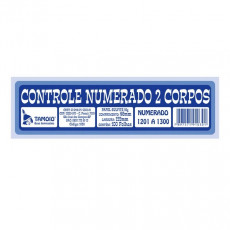 CONTROLE NUMERADO 2CORPOS 1030 (BL C/100 FL)